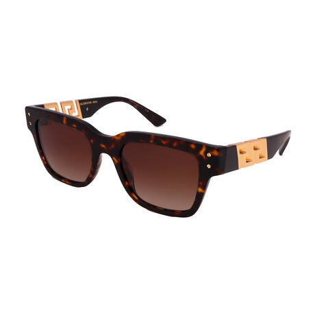 Versace // VE4421-108/13 // Square Sunglasses // Havana + Brown