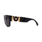 Versace // VE4369-GB1/87 // Square Sunglasses // Black + Dark Grey