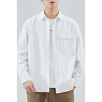 Z958 White // Shirt Jacket (XL)