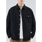 Z958 Black // Shirt Jacket (M)