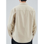 Z958 Apricot // Shirt Jacket (XL)