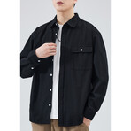 Z958 Black // Shirt Jacket (XL)