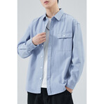 Z958 Blue // Shirt Jacket (XS)