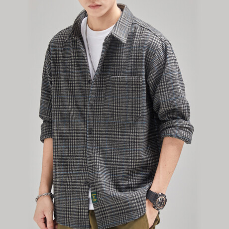 D223 Gray // Shirt Jacket (XS)