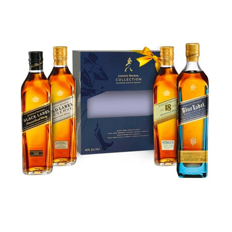 Johnnie Walker Collection Gift Set // 4 Pack // 200 ml Each