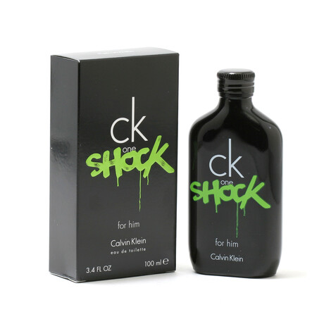 Ck One Shock Men by Calvin Klein EDT Spray // 3.4 oz