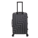 DUKAP Zahav Lightweight Hardside Spinner Luggage 24" (BLACK)