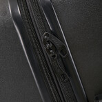 DUKAP Zahav Lightweight Hardside Spinner Luggage 20" Carry-On (BLACK)