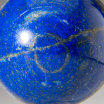 Genuine Polished Lapis Lazuli // 3.25" // Sphere from Afghanistan with Acrylic Display Stand