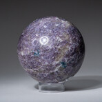 Genuine Polished Lepidolite // 3" // Sphere from Madagascar with Acrylic Display Stand