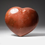 Genuine Polished Red Ocean Jasper from Madagascar with Acrylic Display Stand