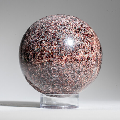 Genuine Polished Garnet // 2.5" // Sphere with Acrylic Display Stand