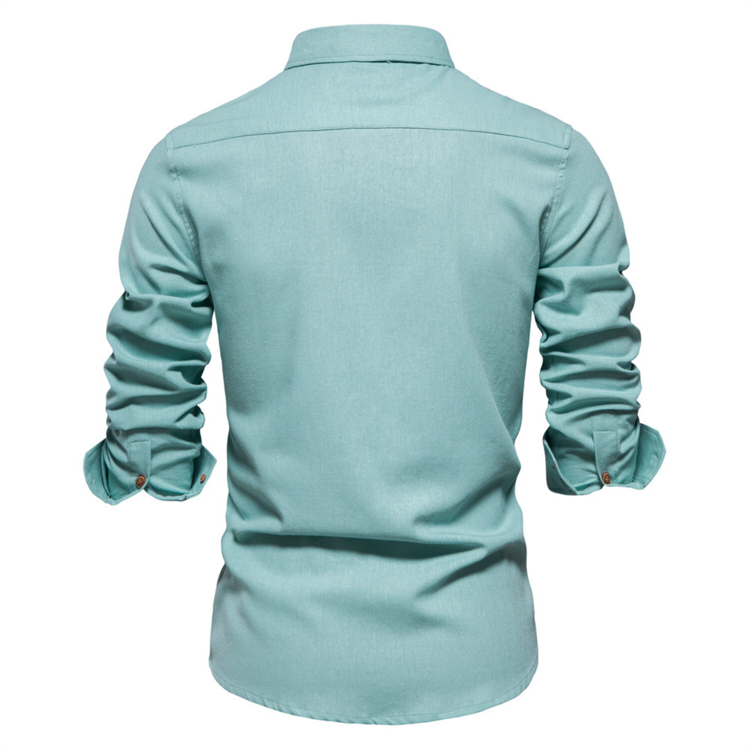 SH689-LIGHT-GREEN // Long Sleeve Button Up Shirt // Light Green (2XL ...
