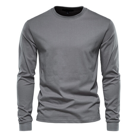 Long Sleeve T-Shirt // Dark Gray (XS)