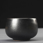 Jingdezhen Silver-Lined Porcelain Teacup