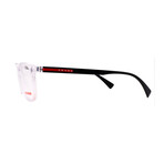 Prada Sport // Mens PS05LV 1AZ-101 Optical Glasses // Crystal + Clear Demo Lens