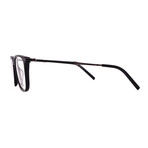 Salvatore Ferragamo // Men's // SF2861 001 // Square Optical Glasses // Black + Clear Demo Lenses