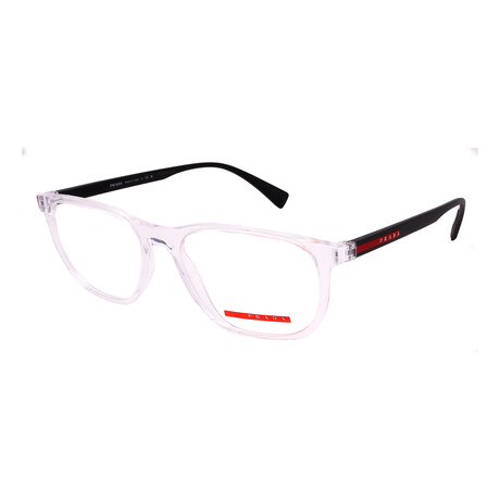 Prada Sport // Mens PS05LV 1AZ-101 Optical Glasses // Crystal + Clear Demo Lens