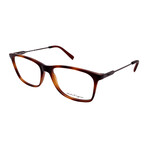 Salvatore Ferragamo // Men's // SF2876 068 // Square Optical Glasses // Tortoise Gunmetal + Clear Demo Lenses