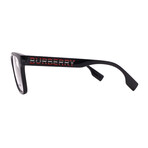 Mens Burberry BE2353 3001 Square Optical Glasses //  Black + Clear demo lenses