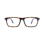 Tom Ford // Mens FT5681-F-B/V 052 Optical Glasses // Dark Havana + Clear Demo Lens
