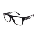 Versace  // Men's // VE3326U 5380 Square Optical Glasses // Black +  Clear Demo Lenses