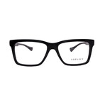 Mens Versace BE3328 GB1 Square Optical Glasses // Black Gold + Clear d