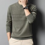 AMWS-40 // 100% Merino Wool Sweater // Green (XS)