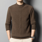 AMWS-51 // 100% Merino Wool Sweater // Olive (4XL)