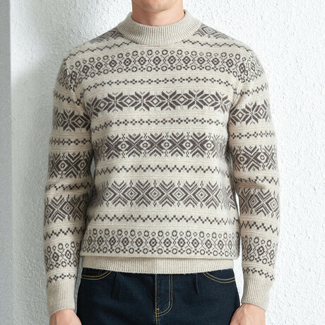 AMWS-33 // 100% Merino Wool Sweater // Multi Color (XS)