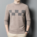 AMWS-53 // 100% Merino Wool Sweater // Tan (M)