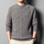 AMWS-52 // 100% Merino Wool Sweater // Beige (L)