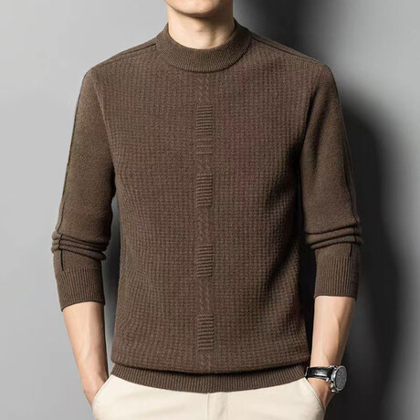 AMWS-61 // 100% Merino Wool Sweater // Olive (XS)