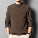 AMWS-61 // 100% Merino Wool Sweater // Olive (4XL)