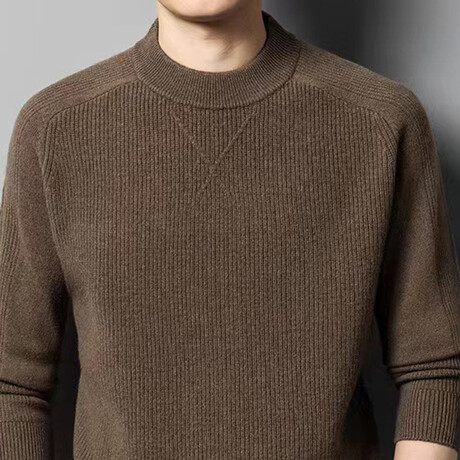 AMWS-36 // 100% Merino Wool Sweater // Olive (XS)