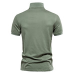 PL216-GRASS-GREEN // Short Sleeve Polo Shirt // Grass Green (L)