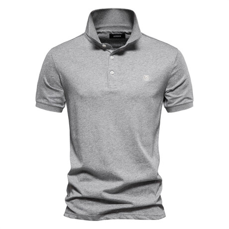 PL216-LIGHT-GRAY // Short Sleeve Polo Shirt // Light Gray (XS)