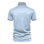 SN-PL105-LIGHT-BLUE // Short Sleeve Polo Shirt // Light Blue (M)