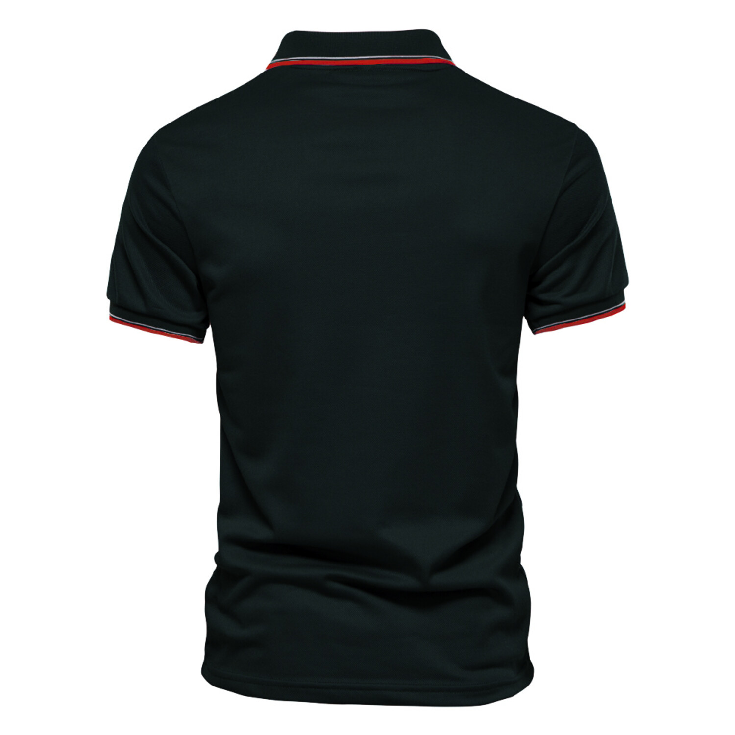 SN-PL105-BLACK // Short Sleeve Polo Shirt // Black (XS) - Newvay Long ...