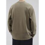 Sweatshirt with Front Pocket // Style 2 // Coffee (M)