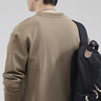 Sweatshirt with Front Pocket // Style 1 // Coffee (L)