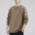 Sweatshirt with Front Pocket // Style 1 // Coffee (M)