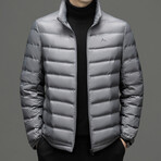 Puffer Jacket // Gray (L)