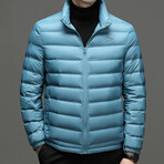 Puffer Jacket // Light Blue (XL)