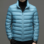 Puffer Jacket // Light Blue (L)