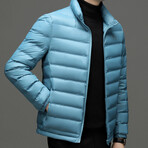 Puffer Jacket // Light Blue (S)