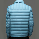 Puffer Jacket // Light Blue (S)