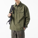 Shirt Jacket // Army Green (M)