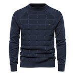 Y808-NAVY-BLUE // Crewneck Sweater // Navy Blue (M)