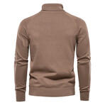 Y334-CAMEL // Turtleneck Sweater // Camel (XS)